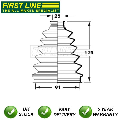 Joint boot set front outer - set,