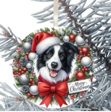 Border Collie Dog Hanging