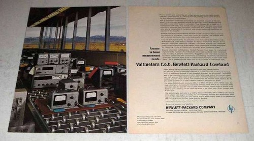 1964 hewlett packard - 1964, voltmeter