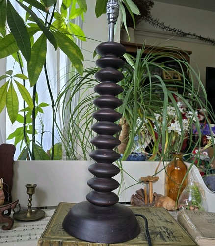 Vintage wooden bobbin table - bobbin,