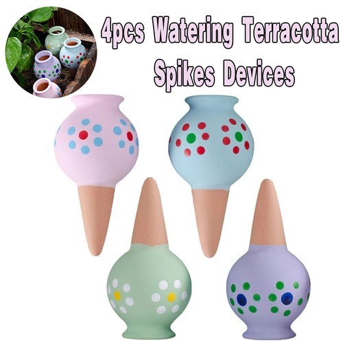 Terracotta plant watering - 4x,