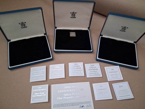 Empty royal mint coin - coin, boxes