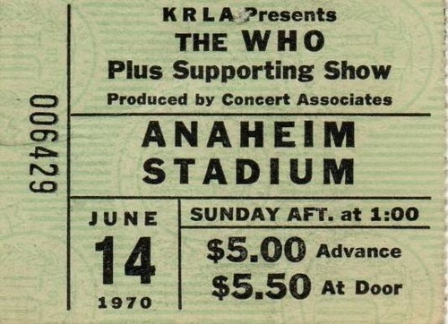 The who original 1970 - original, concert