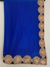 Blue saree blouse - blue,
