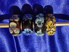 Trollbead Glass Beads Flowers