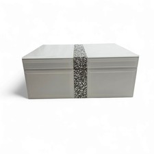 Jewellery Box Julien Macdonald  White With Sparky Bits  New Never  Used 