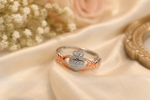 Two tone claddagh - claddagh, ring