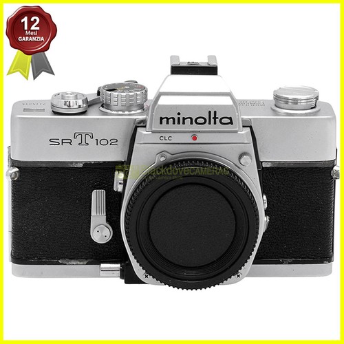 Minolta srt 102 silver 35mm - minolta,