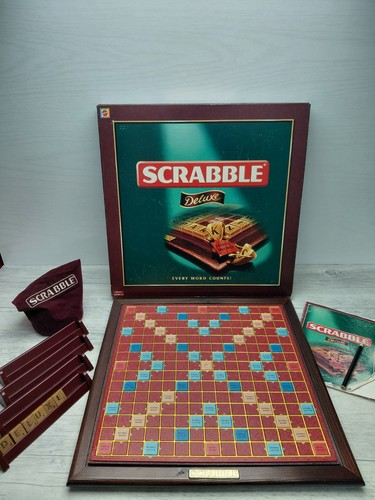 Scrabble deluxe edition - scrabble,