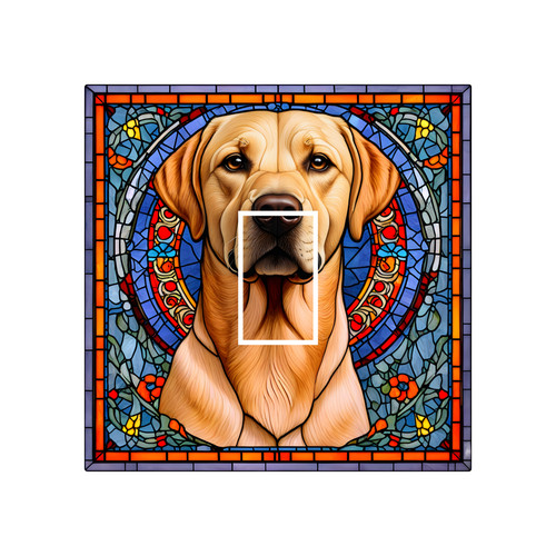 Labrador dog puppy - labrador, stained