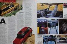 Original 1994 Autocar mag extracted Driving Report: P38 RANGE ROVER introduction