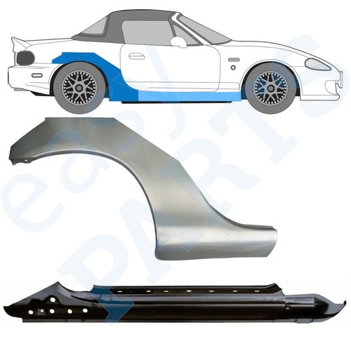 Mazda 1998 2005 rear - mx-5, nb