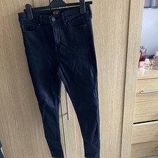 Ladies black skinny jeans - black,