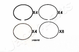 Piston ring set japanparts - ring,
