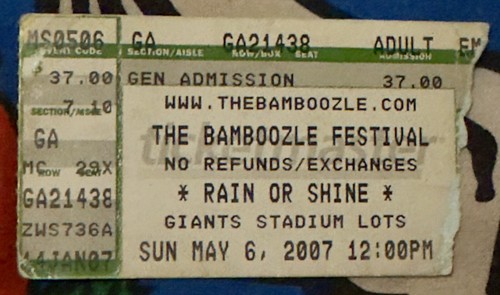 The bamboozle festival - the,