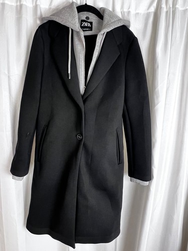 Zara contrasting coat - zara, with