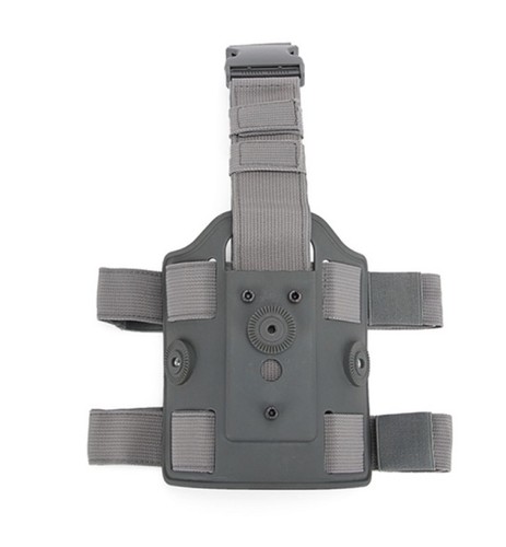 Airsoft drop leg holster grey - airsoft,