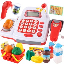 39PCS Pretend Play Toy Till