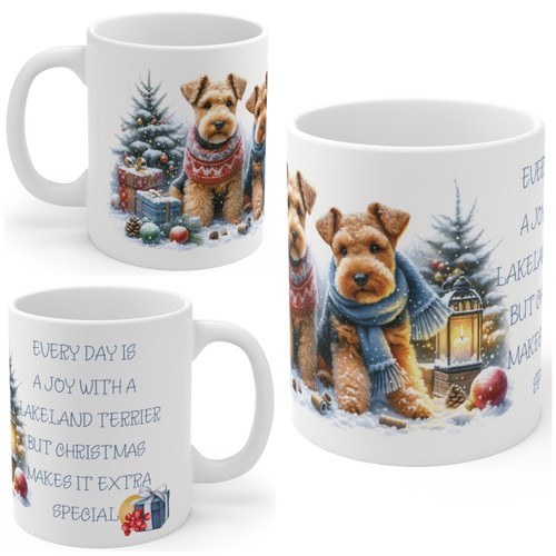 11oz ceramic lakeland terrier - 11oz,