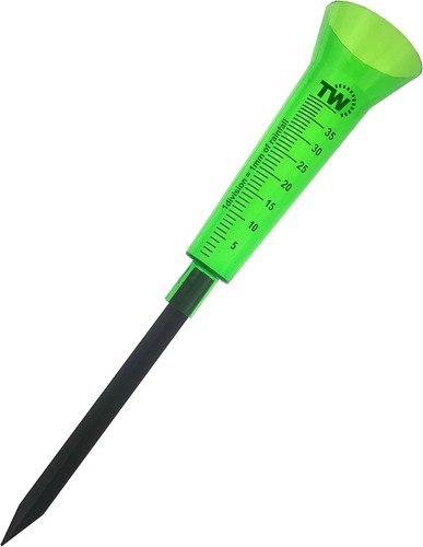 Thermometer world rain gauge - world,