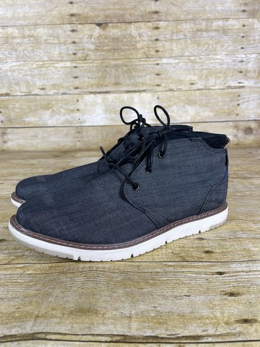 Toms navi chukka mens - sz, 9.5