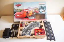 Disney Pixar Cars Carrera Racing System 1:43 Slot Car Set VGC Lightning McQueen