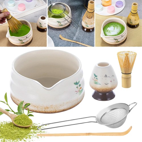 Bamboo matcha whisk set - set, chasen