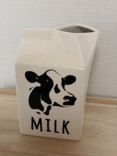 Ceramic Milk Carton  Cow & The