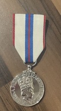 Queens Silver Jubilee 1977 Medal Court Mounted , Full Size, Ribbon, Army Police 