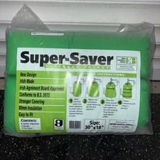 Hot Water Cylinder Insulation Jacket 30” x 18” 760mm x 450mm Energy Saving