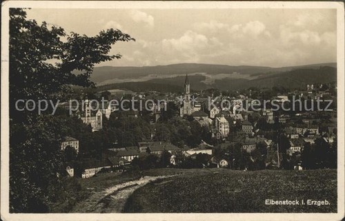Eibenstock panorama - eibenstock,