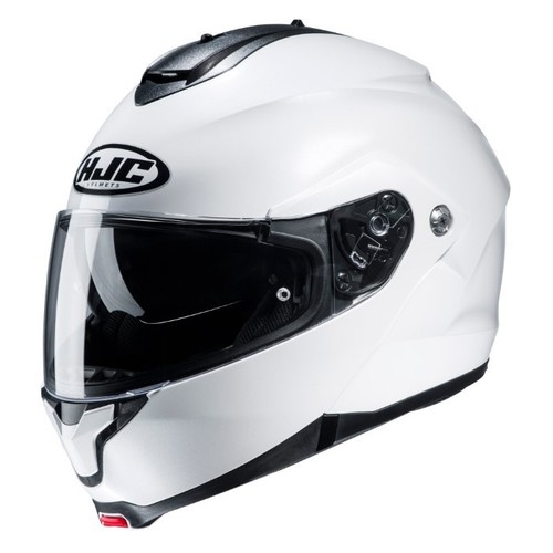 Hjc c91n pearl white flip - hjc,