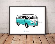 VW Camper Split Screen Artwork
