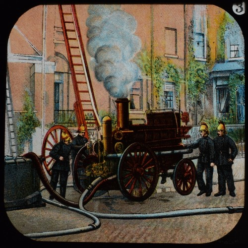 Magic lantern slide - magic,
