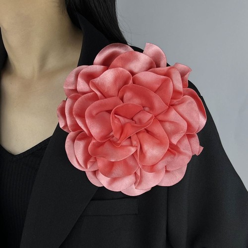 French brooch large - large, flower