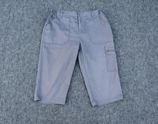 Cotton Traders Cargo Shorts Mens W36 Grey Long Length Outdoor Hiking