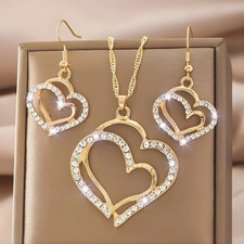 Women Gold Jewellery Gift Set