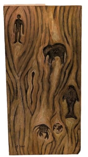 Striking original mixed media - striking,