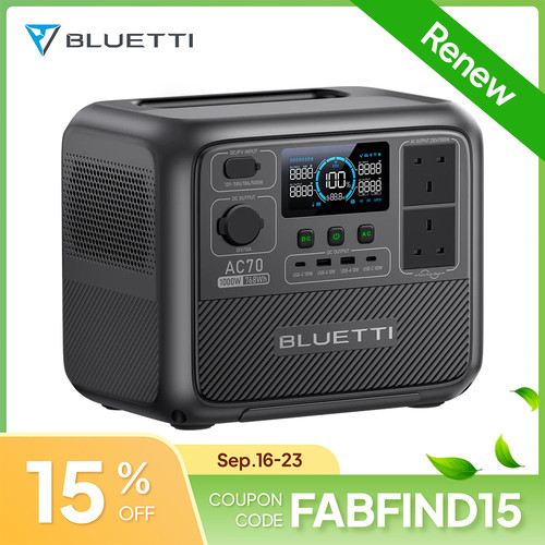 Bluetti ac70 768wh portable - bluetti,