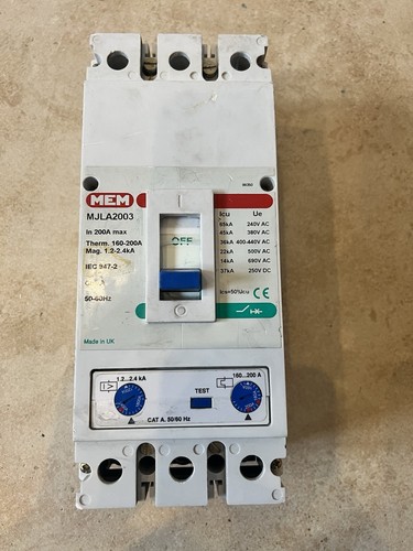 Mem mccb 200 - 200, triple