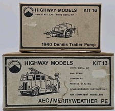 2X HIGHWAY MODELS 4MM OO AEC