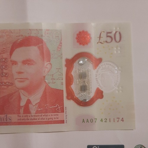 Bank england 50 polymer - £50,