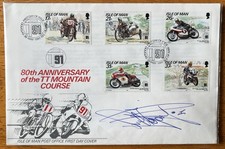 First Day Cover Signed  By Carl Fogarty “Foggy”