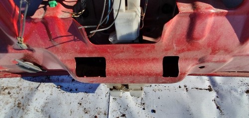 Rear trunk lid - lock, latch