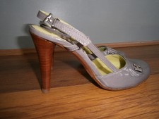 Hard Hearted Harlot Grey Summer Sandals Heels size 35(UK 2)