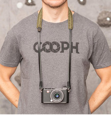 Cooph LEICA PARACORD STRAP BLACK/OLIVE 120cm 