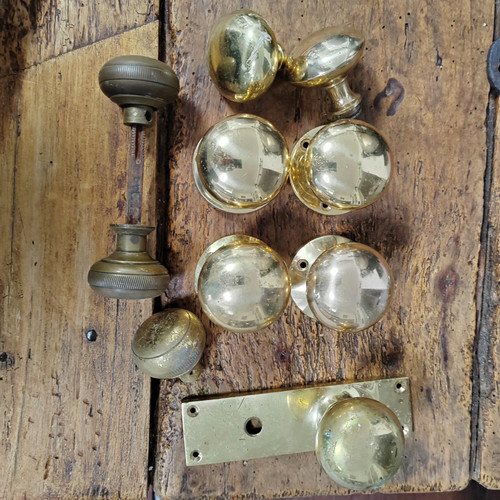 Mixed vintage polished brass - vintage,