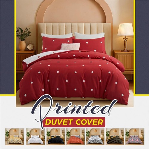 Reversible double duvet cover - double,