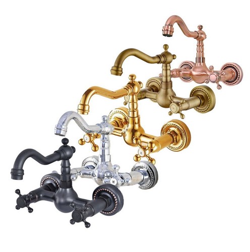 Brass wall mount - wall, sink
