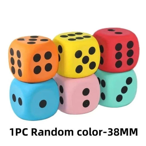 Large eva foam number dice - eva,